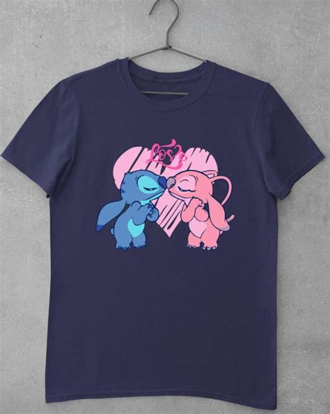 Stitch And Angel Love Heart F Rfi P L P L Gyn Ks G