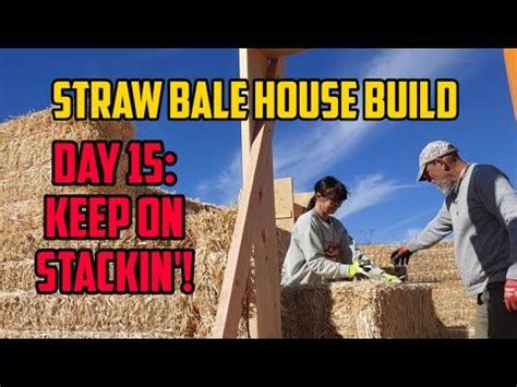 Straw Bale House Straw Bales Baling Sustainable Living Building A