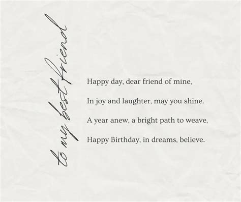 20 Birthday Poem for Best Friend: Top Verses & Heartfelt Odes