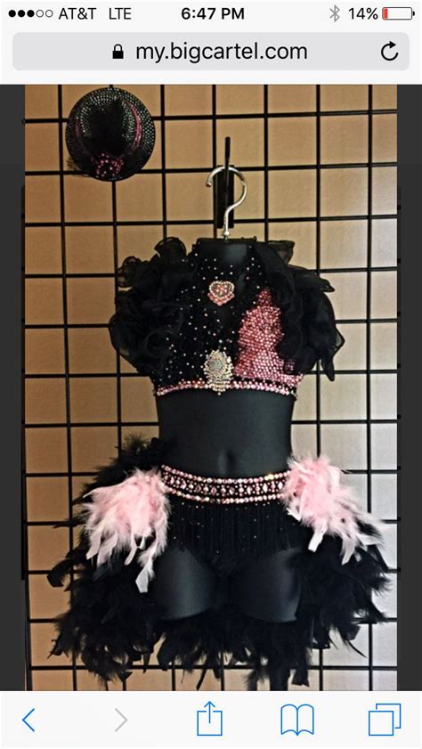 Gorgeous Custom Dance Pageant Two Piece Pink Dance Costumes Dance