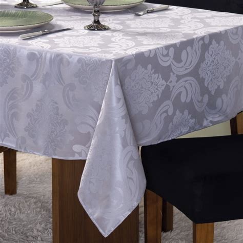 Toalha De Mesa Quadrada Jacquard Lugares Cor Cinza Elo