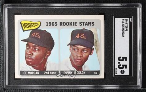 Topps Rookie Stars Joe Morgan Sonny Jackson Sgc