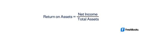 Return On Assets Roa Definition Formula And Calculation