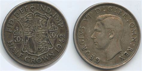 Großbritannien Half Crown ½ Crown Silber 1942 G2234 King George VI