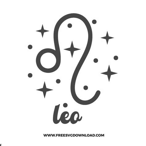 Leo Zodiac SVG