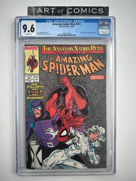 Amazing Spider Man Paladin Silver Sable Appearance Cgc Graded