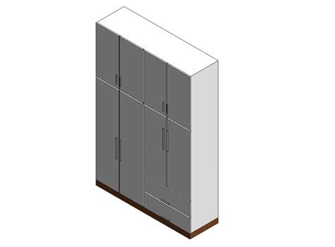 Wardrobe 3d Models Cadblocksfree Thousands Of Free Cad Blocks