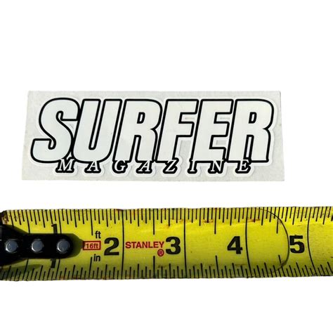 Vintage Surfer Magazine Surfboard Surf Sticker – Chubbysurf