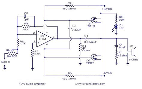 10W Audio Amplifier Circuit By TDA2030 CircuitsTune, 41% OFF