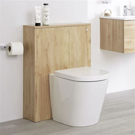 Standtoilette Inkl Sp Lkasten Und Verkleidung Goldene Eiche Newington