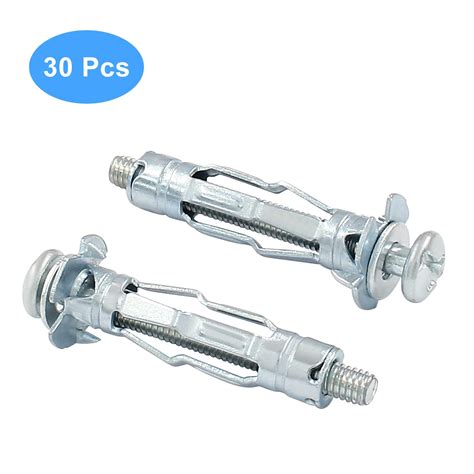 Snapklik.com : 30 Pcs M4 X 32mm Heavy Duty Bolt, Hollow Drive Wall