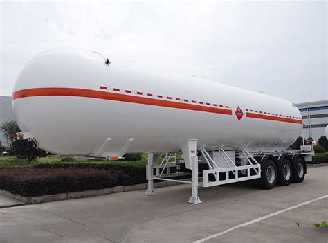 ASME High Quality LPG Tanker LPG Gas Semi Trailer With 3 Axles China