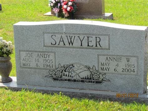 Annie Rhea Ward Sawyer 1915 2004 Monumento Find A Grave