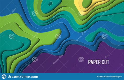 Colorful Paper Cutout. Paper Cut Banner Concept Stock Photo - Image of ...