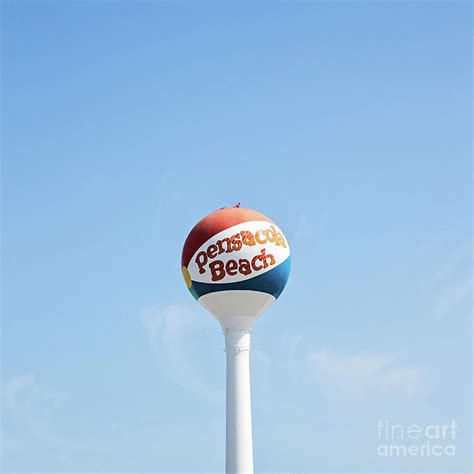 Pensacola Beach Ball Square Photograph By Scott Pellegrin Pixels