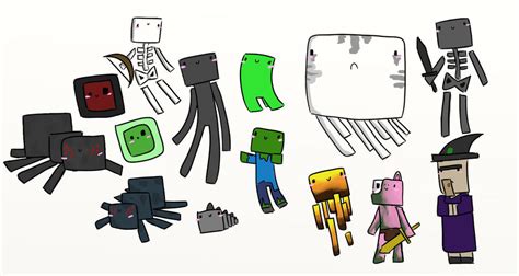 Kawaii Minecraft Mobs By Abi Sweet On Deviantart