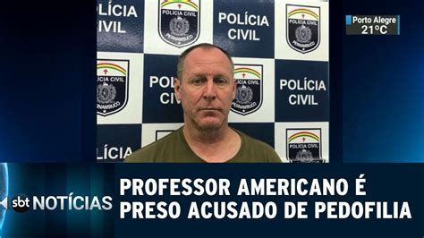 Professor americano é preso acusado de pedofilia e de aliciar menores