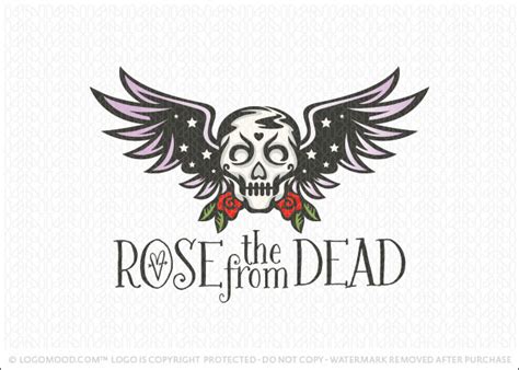 Rose From The Dead - Buy Premade Readymade Logos for Sale