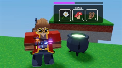 Roblox Bedwars But I Use Alchemist Kit And I Cant Use Any Blocks That