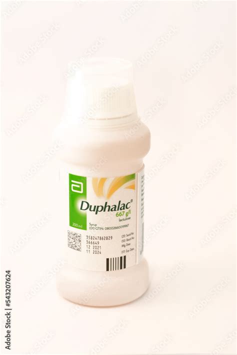 Cairo Egypt October 5 2022 Duphalac Lactulose Syrup Medication