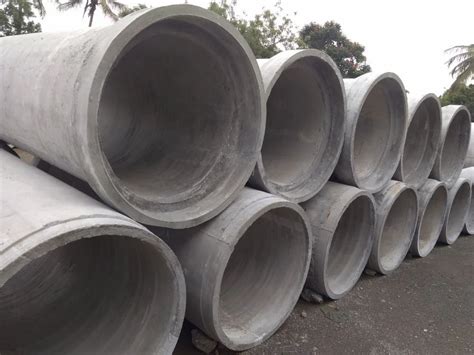 Round Cement Mm Rcc Spun Pipe Class Np For Construction Size