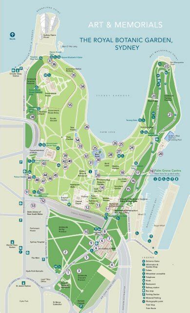 Royal Botanic Gardens Sydney Map Camile Violetta