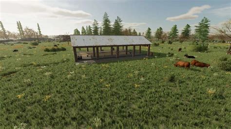 Open Cow Pasture V1 0 FS22 Mod Farming Simulator 22 Mod