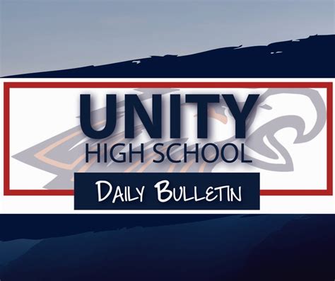 High School Announcements 4.17.2019 | Unity School District