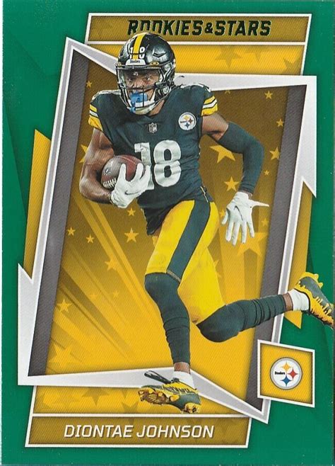 Panini Rookies Stars Green Diontae Johnson For Sale Online