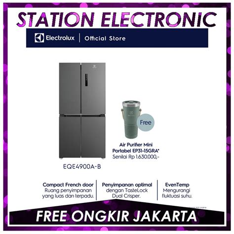 Jual Kulkas Side By Side Electrolux Eqe A B Eqe A B Eqe