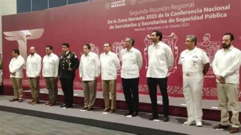 Reuni N Regional De Seguridad En Reynosa Preside Am Rico Villarreal