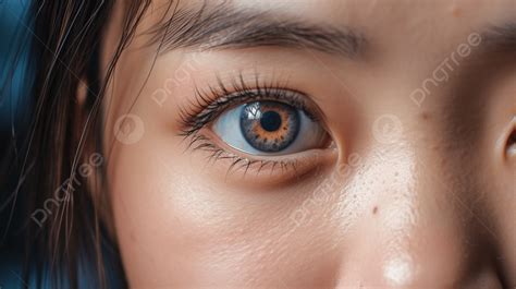 close    oriental girl  eyes background beautiful eyes
