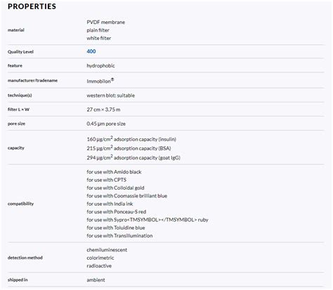 Immobilon P PVDF Membrane IPVH00010 BIO STATION LIMITED