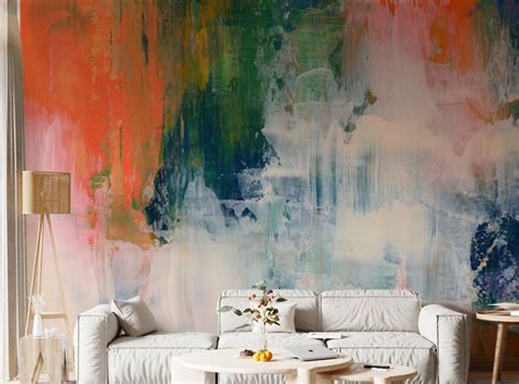 Get Abstract Wallpaper - Stunning Brushstroke Mural Now