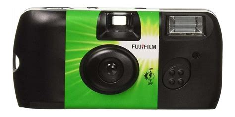 C Mara Desechable Fujifilm Quicksnap Flash Negra Verde Brambitec