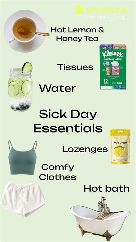 Sick Day Essentials In 2024 Sick Day Essentials Sick Remedies Sick Day Outfit