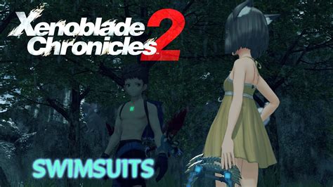 Xenoblade Chronicles 2 The Movie All Cutscenes Part 22 Swimsuit