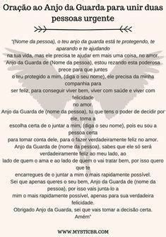 Oração Ao Anjo Da Guarda Da Pessoa Amada Para Unir Casal Oração para