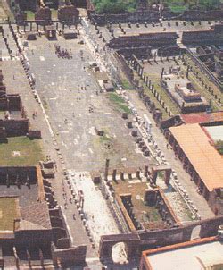 The monuments of the ancient Pompeii - CIVIL FORUM - POMPEII