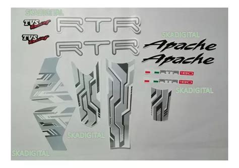 Kit Completo De Calcoman As Tvs Apache Rtr Cuotas Sin Inter S