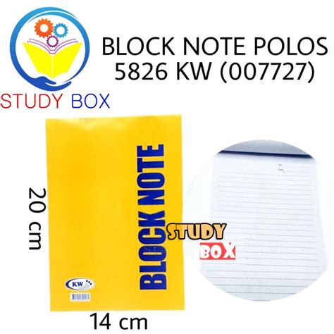 Jual Blocknote Murah Batik Block Note Notebook Garis Kuning A Shopee