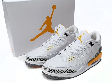 Air Jordan 3 Retro Laser Orange Reps Sneaker Goat Sneaker