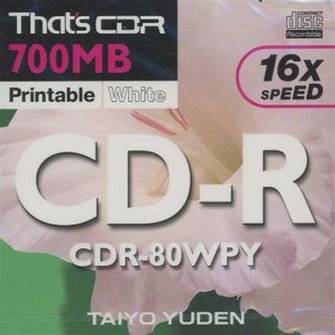 Solar Thets Data Cd R 700 Mb Printable White 16 X 1 Sheet Cdr 80wpy