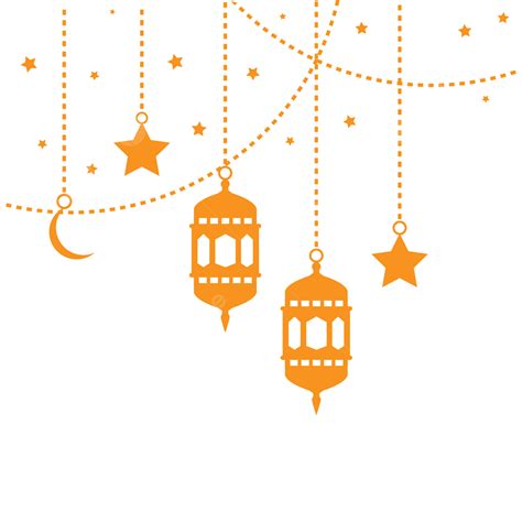 Ramadan Elements Vector Hd Png Images Orrange Ramadan Element Ramadan