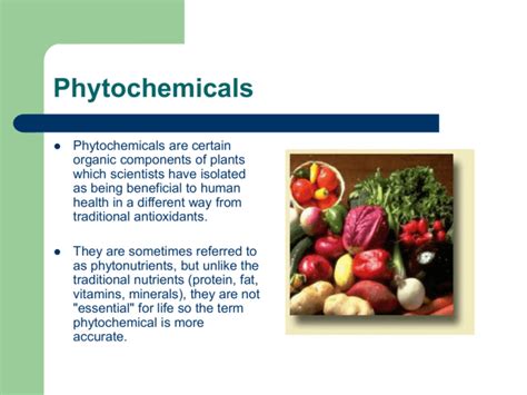 Phytochemicals