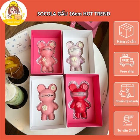 Socola Valentine Socola Gấu Chocolate Gấu Hot Trend Quà Tặng Lễ Tình