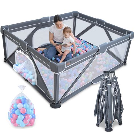 Buy Foldable Baby Playpen Yobear Large Playpen For Babies And Toddlers