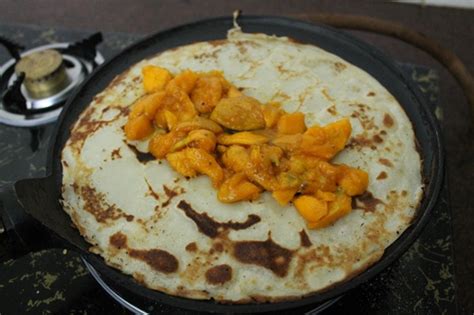 Eggless Crepes With Sweet Mango Filling Yummy Tummy