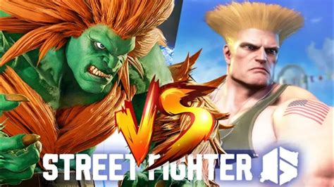 Blanka Sf Classic Vs Guile Street Fighter Versus