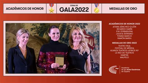 Vuelve a ver la gala Medallas de Oro y distinciones de Académicos de